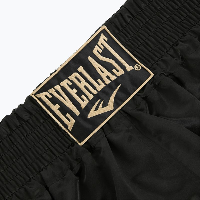 Training shorts Everlast Muay Thai black/gold 3