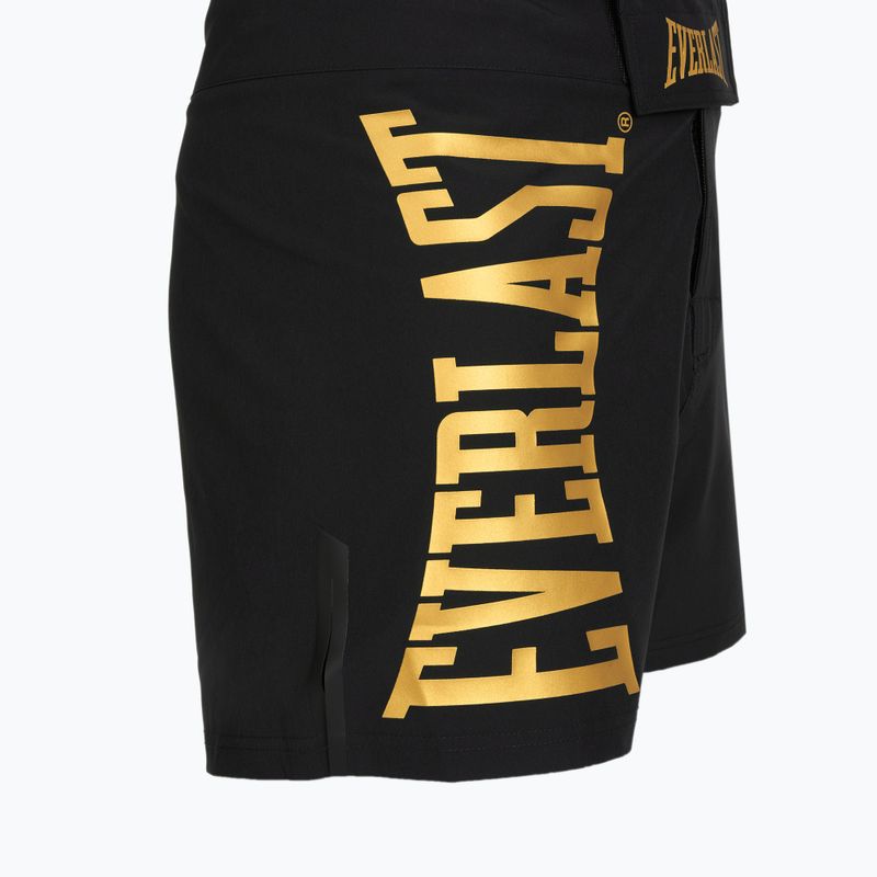 Training shorts Everlast MMA black/gold 4