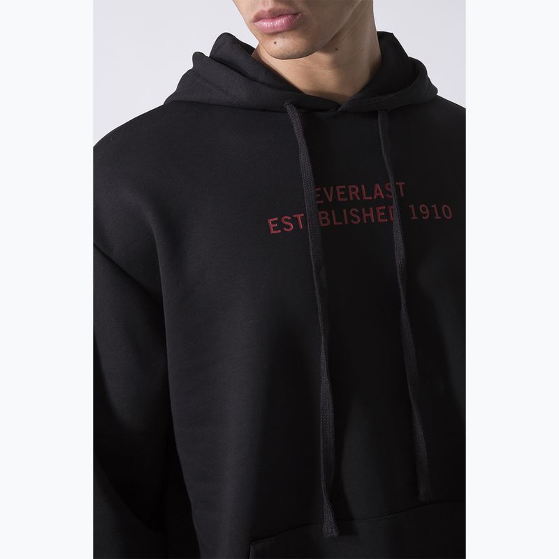 Men's Everlast Streetwear Hoodie black/red 5