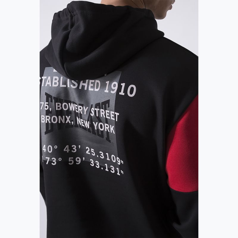 Men's Everlast Streetwear Hoodie black/red 5