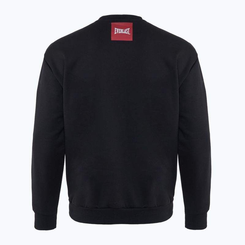Men's Everlast Streetwear Crewneck sweatshirt black/red 2