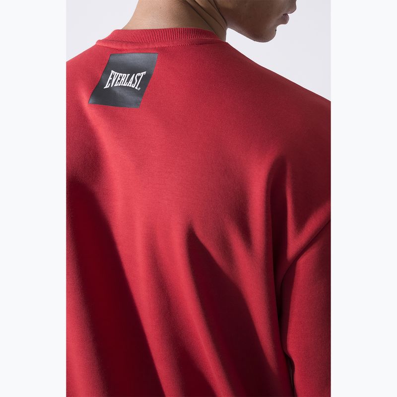 Men's Everlast Streetwear Crewneck sweatshirt red/black 5