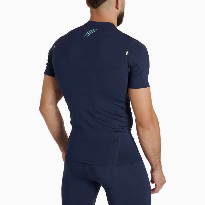 Men's rashguard LEONE 1947 Primal Instict Rashguard blue 2