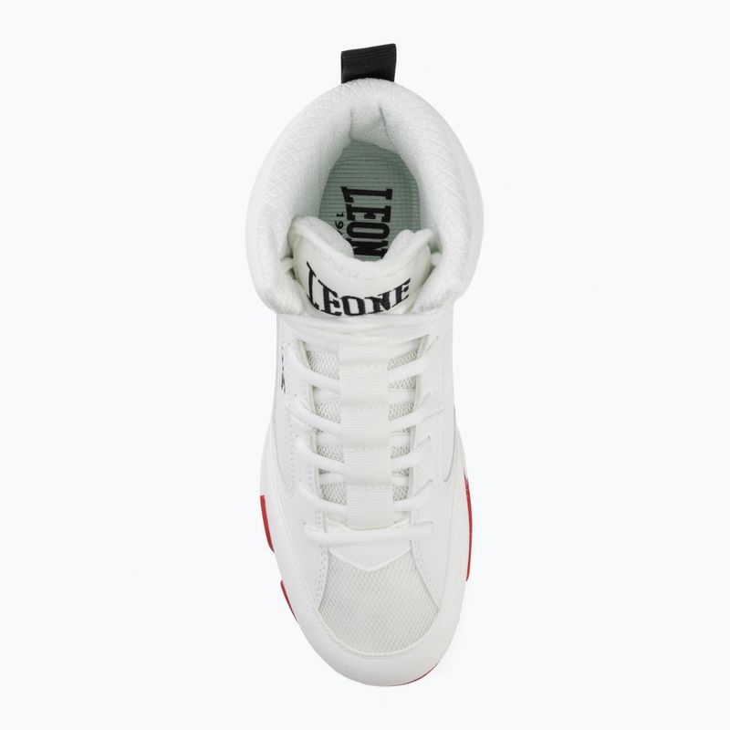 Boxing shoes LEONE 1947 Premium black/lime/blue/white 5