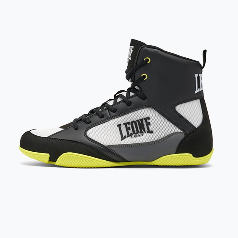 Boxing shoes LEONE 1947 Premium Boxing nero/lime/black/lime