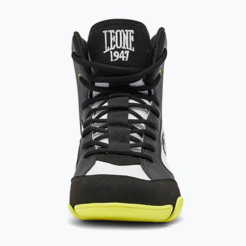 Boxing shoes LEONE 1947 Premium Boxing nero/lime/black/lime 3