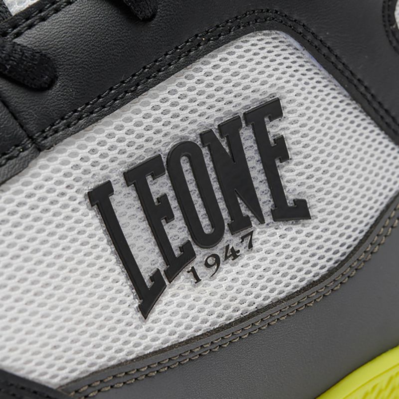 Boxing shoes LEONE 1947 Premium Boxing nero/lime/black/lime 7