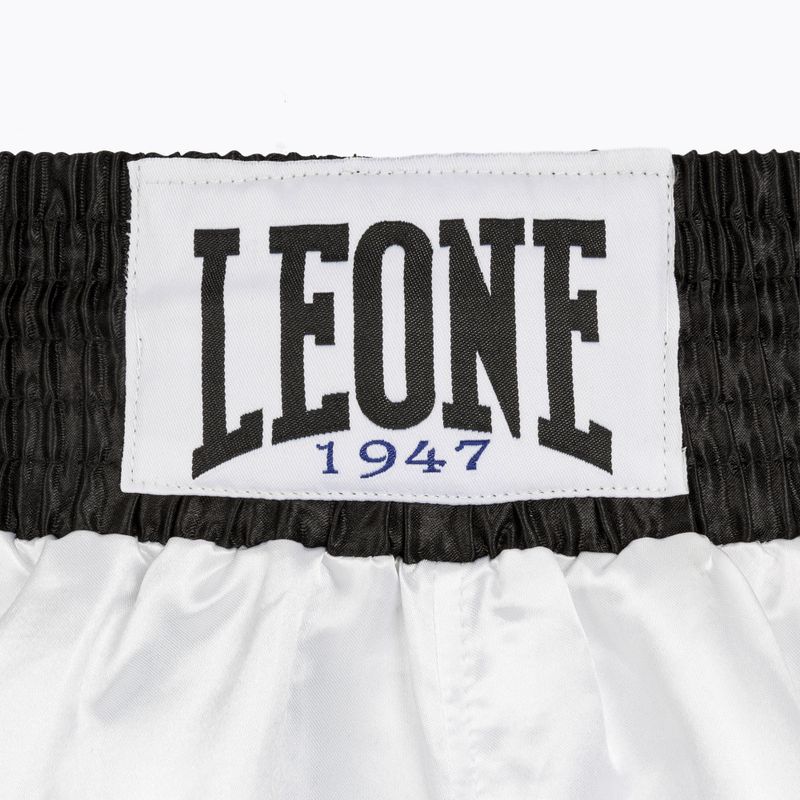 Men's boxing shorts LEONE 1947 Color Block white/black 3