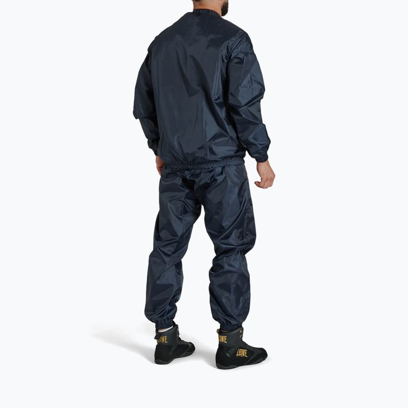 Men's sauna suit LEONE 1947 Sauna black/blue 2