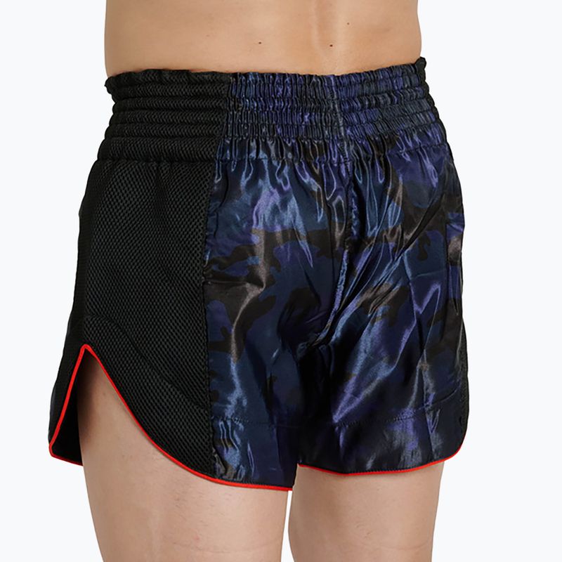 Men's boxing shorts Leone 1947 Camo Fight blue 2