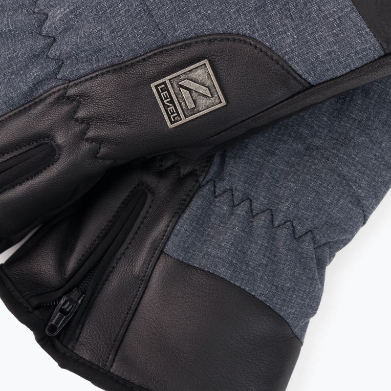 Level Sharp ski gloves grey 3330 4