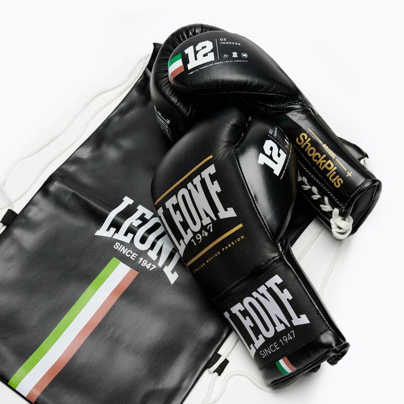 LEONE boxing gloves 1947 Shock Plus black 11