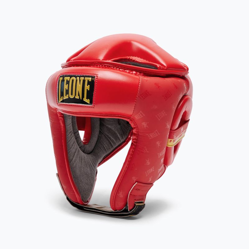 LEONE boxing helmet 1947 Headgear Dna red CS444 6