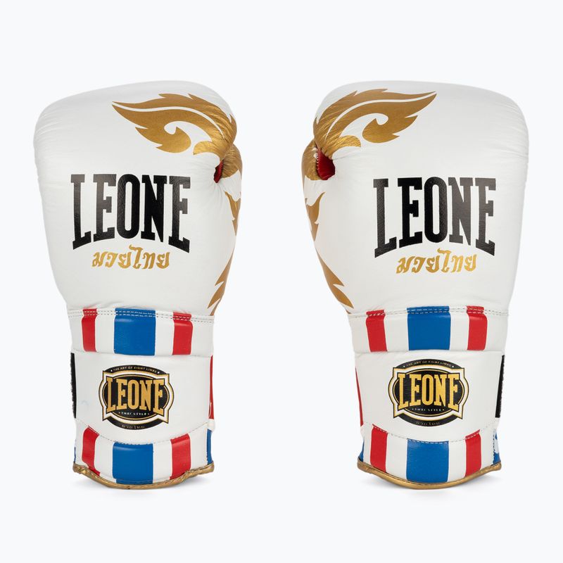 LEONE 1947 Thai Style boxing gloves white GN114