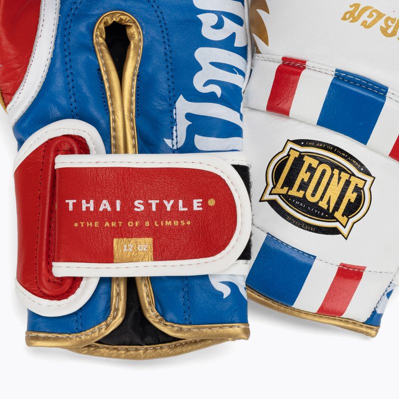 LEONE 1947 Thai Style boxing gloves white GN114 4