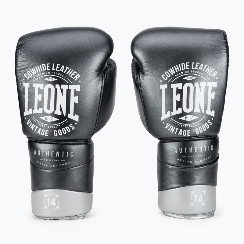 LEONE 1947 Authentic 2 slate grey boxing gloves