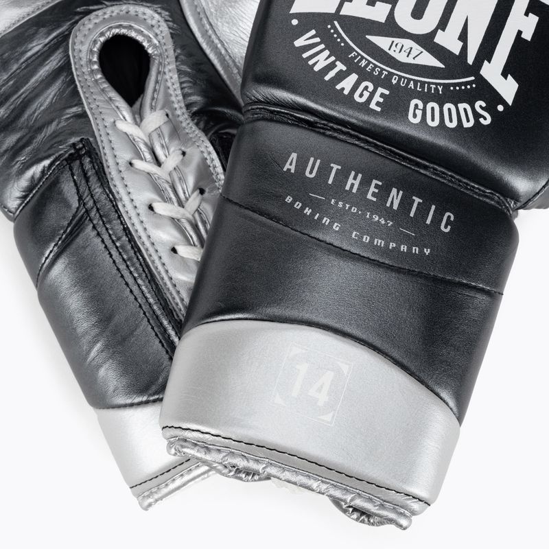 LEONE 1947 Authentic 2 slate grey boxing gloves 6