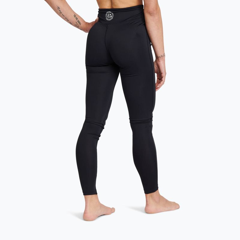 Women's training leggings LEONE 1947 Flag black 4