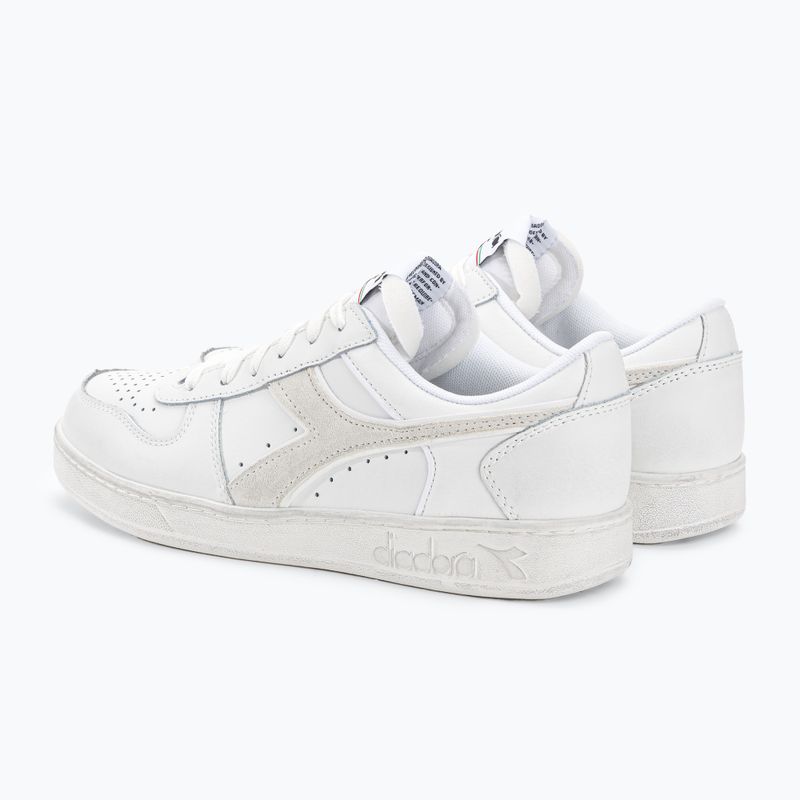 Diadora Magic Basket Low Icona Leather white/white shoes 3