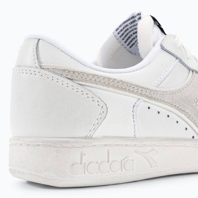 Diadora Magic Basket Low Icona Leather white/white shoes 9