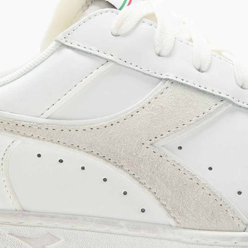 Diadora Magic Basket Low Icona Leather white/white shoes 15