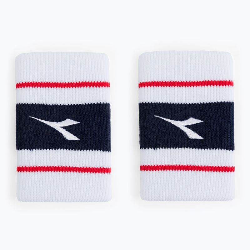 Diadora Wristbands Wide Logo wristbands 2 pcs. white DD-103.179117-20002 2