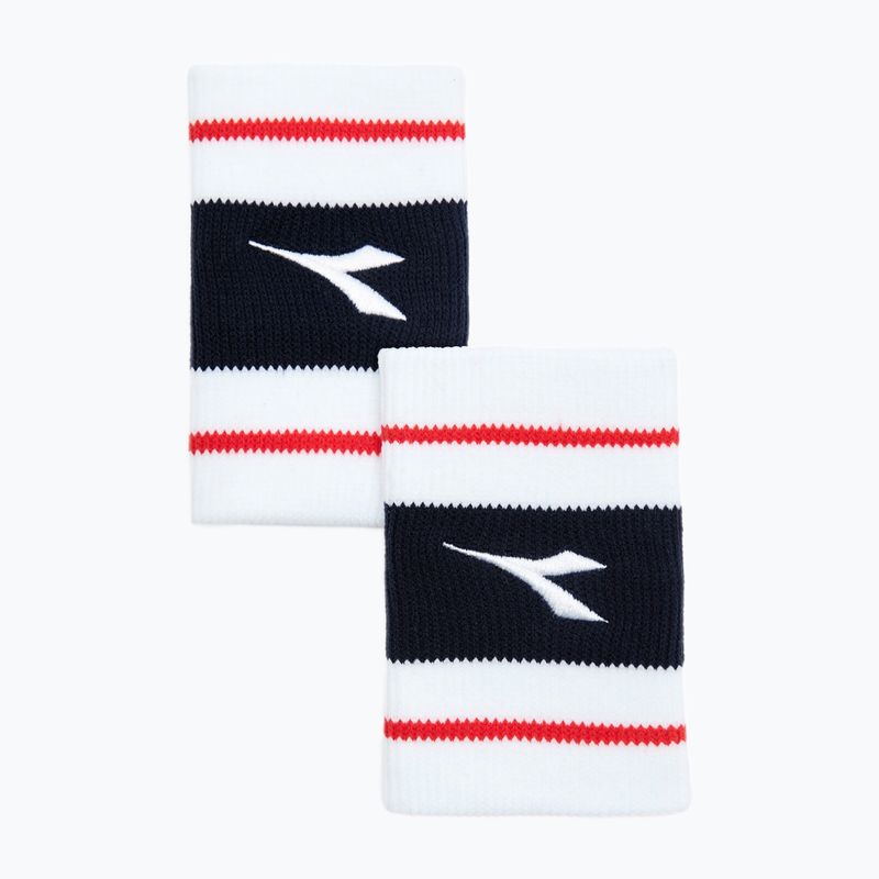 Diadora Wristbands Wide Logo wristbands 2 pcs. white DD-103.179117-20002 3