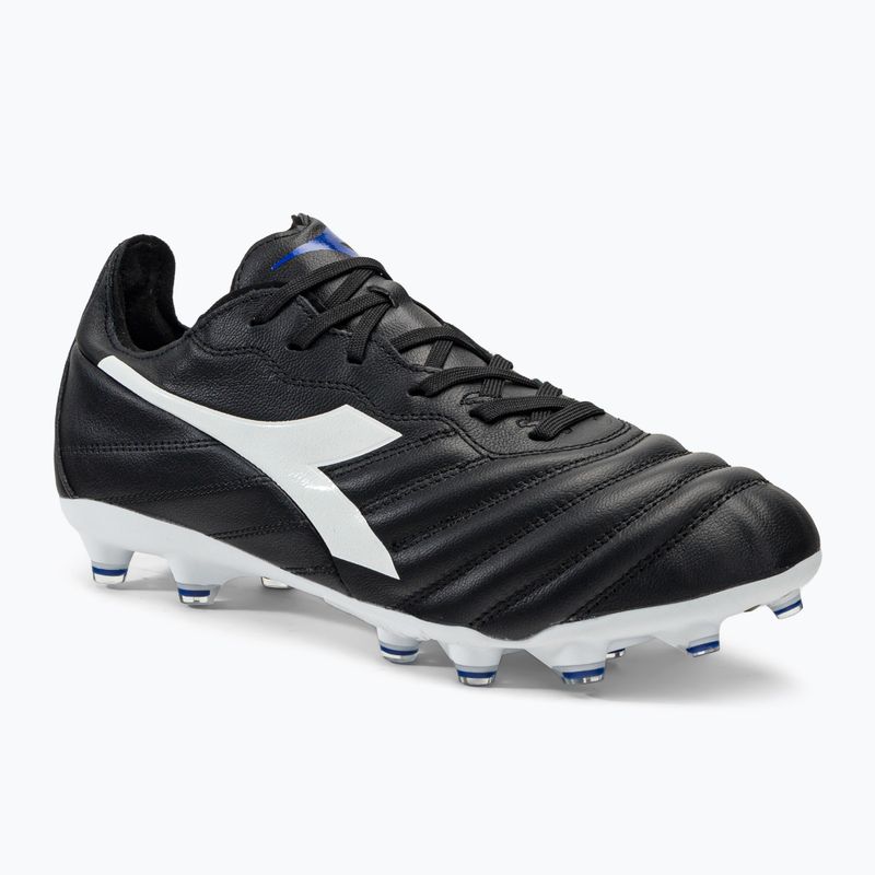 Men's Diadora Brasil Elite 2 LT LP12 football boots black and white DD-101.179061-D0214-40