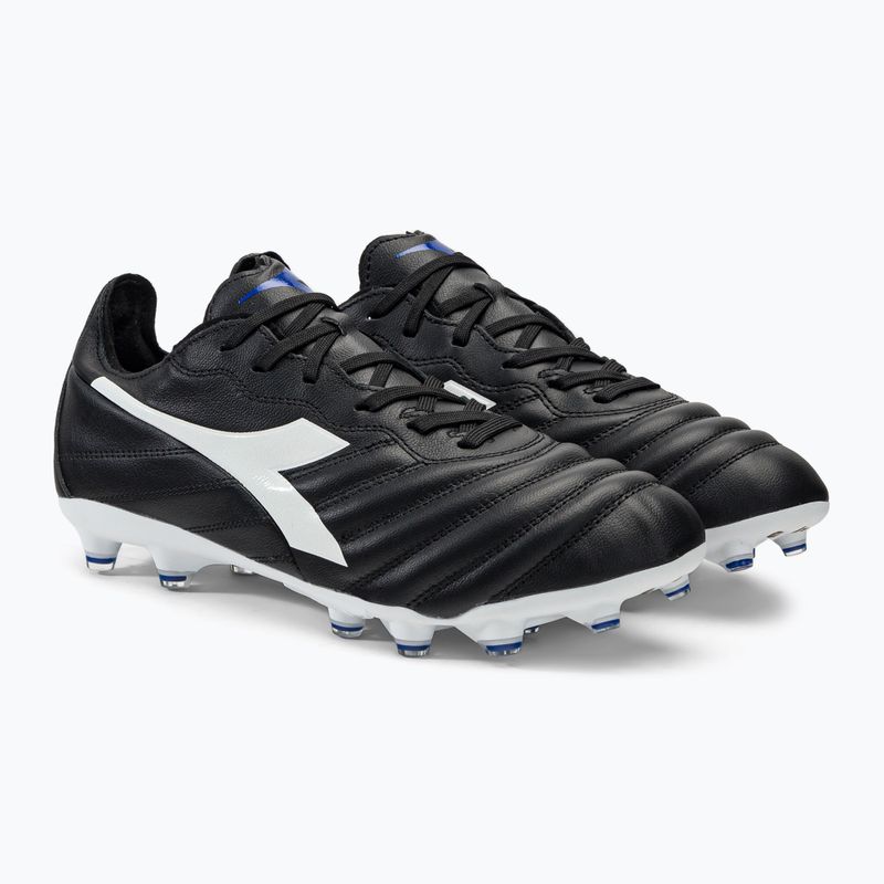 Men's Diadora Brasil Elite 2 LT LP12 football boots black and white DD-101.179061-D0214-40 4
