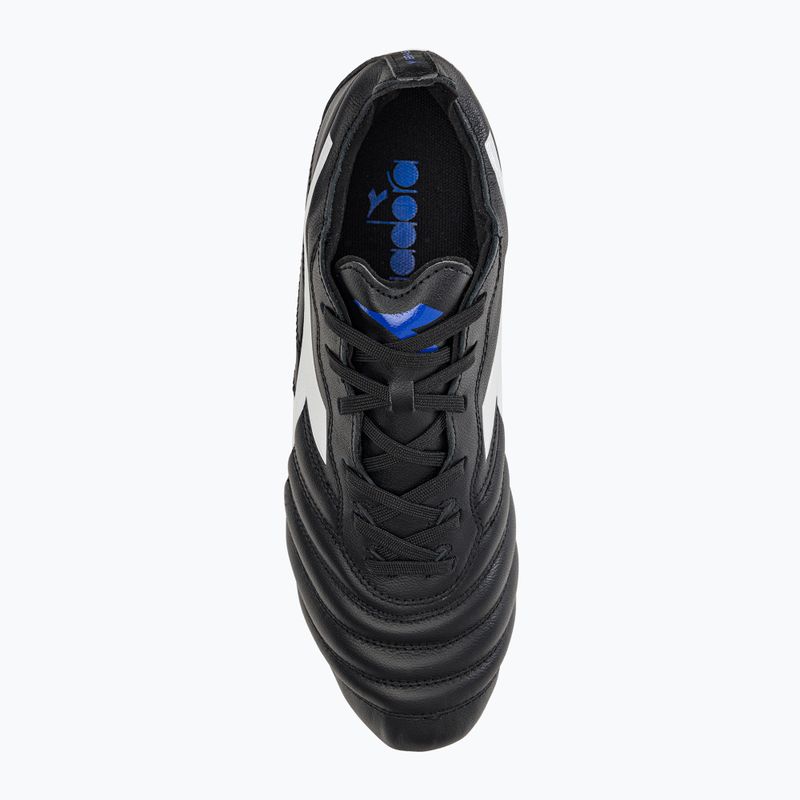 Men's Diadora Brasil Elite 2 LT LP12 football boots black and white DD-101.179061-D0214-40 6