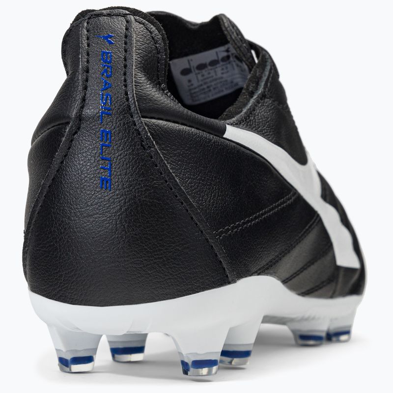 Men's Diadora Brasil Elite 2 LT LP12 football boots black and white DD-101.179061-D0214-40 9
