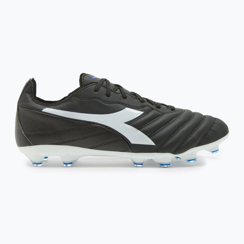 Men's Diadora Brasil Elite 2 LT LP12 football boots black and white DD-101.179061-D0214-40 10