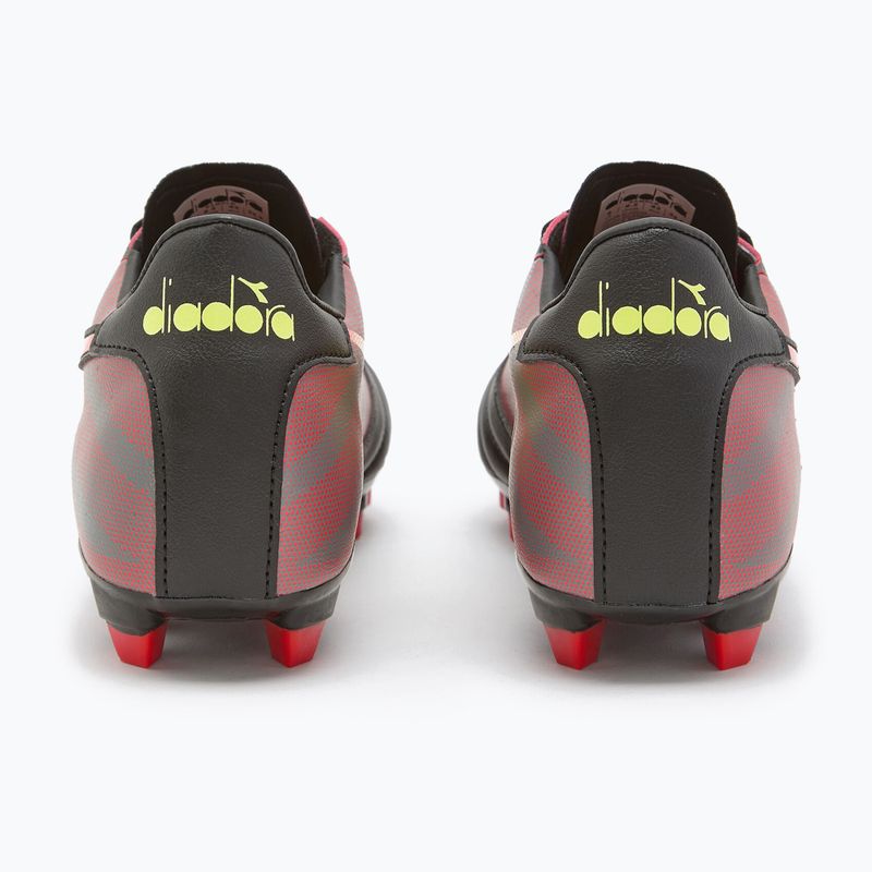 Men's Diadora Brasil Elite Veloce R LPU football boots black and red DD-101.179181-D0136-39 11