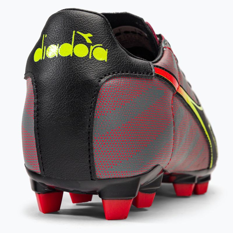 Men's Diadora Brasil Elite Veloce R LPU football boots black and red DD-101.179181-D0136-39 9