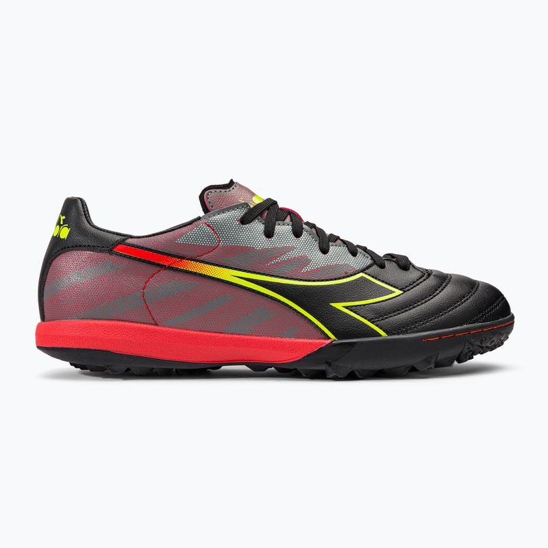 Men's Diadora Brasil Elite Veloce R TFR football boots black and red DD-101.179182-D0136-40 2