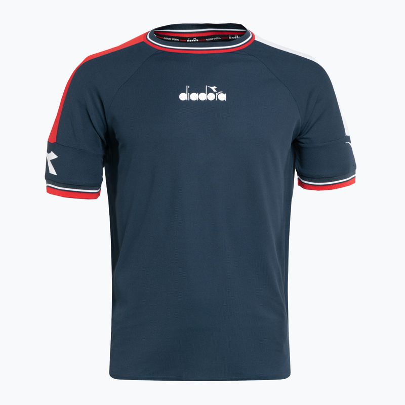 Men's tennis shirt Diadora Icon SS TS blue DD-102.179126-60063