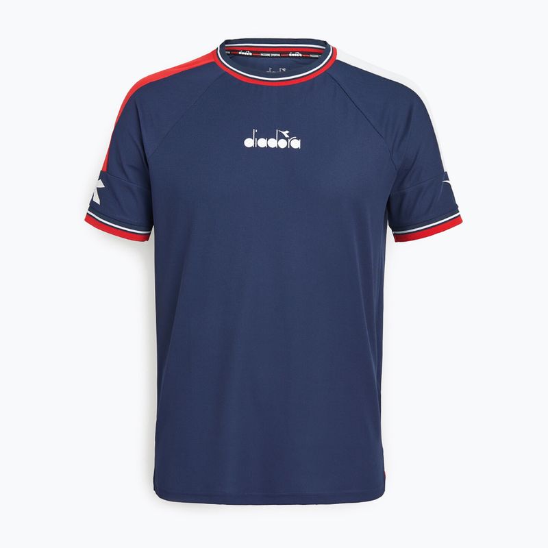 Men's tennis shirt Diadora Icon SS TS blue DD-102.179126-60063 5