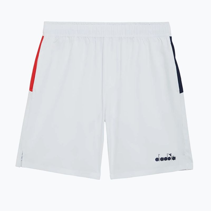 Men's Diadora Core Bermuda tennis shorts white DD-102.179128-20002 4