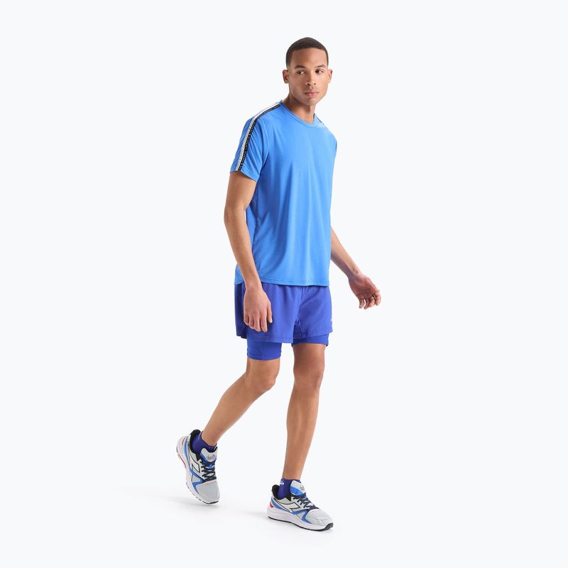 Men's Diadora Double Layer Bermuda Be One running shorts blue DD-102.179162-60050 3