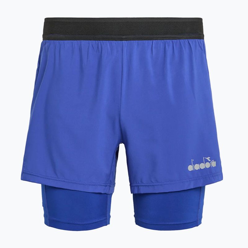 Men's Diadora Double Layer Bermuda Be One running shorts blue DD-102.179162-60050 6