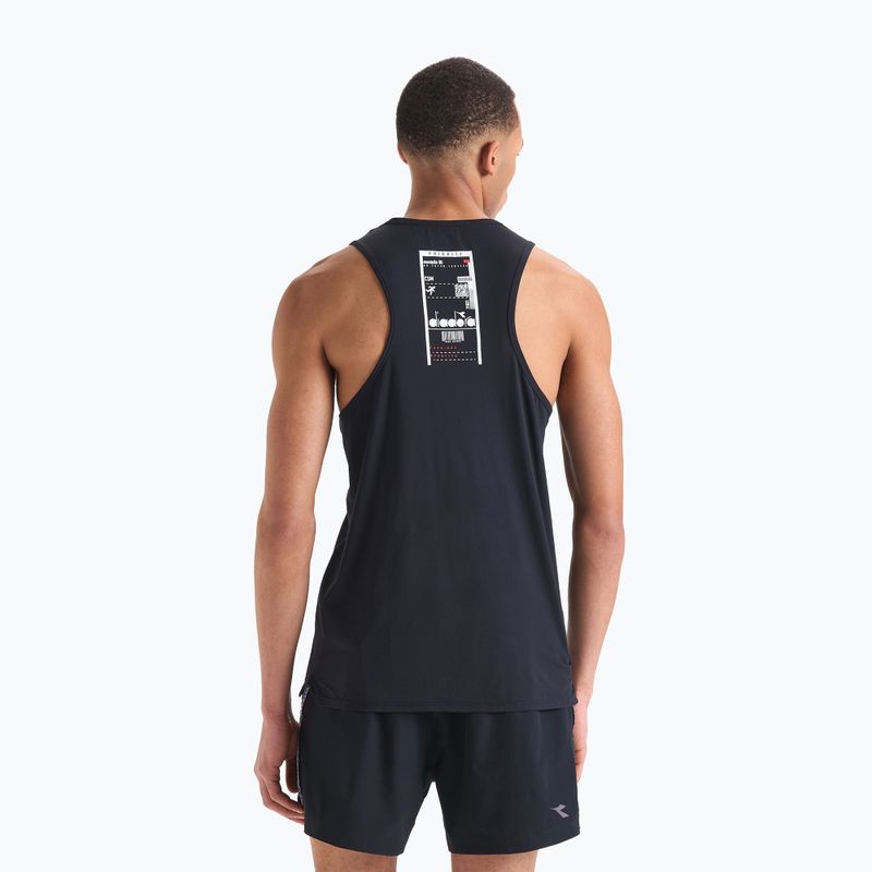 Men's Diadora Super Light Tank Be One running shirt black DD-102.179161-80013 3