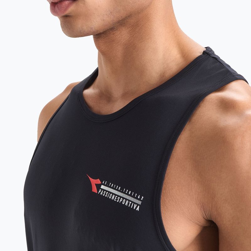 Men's Diadora Super Light Tank Be One running shirt black DD-102.179161-80013 4