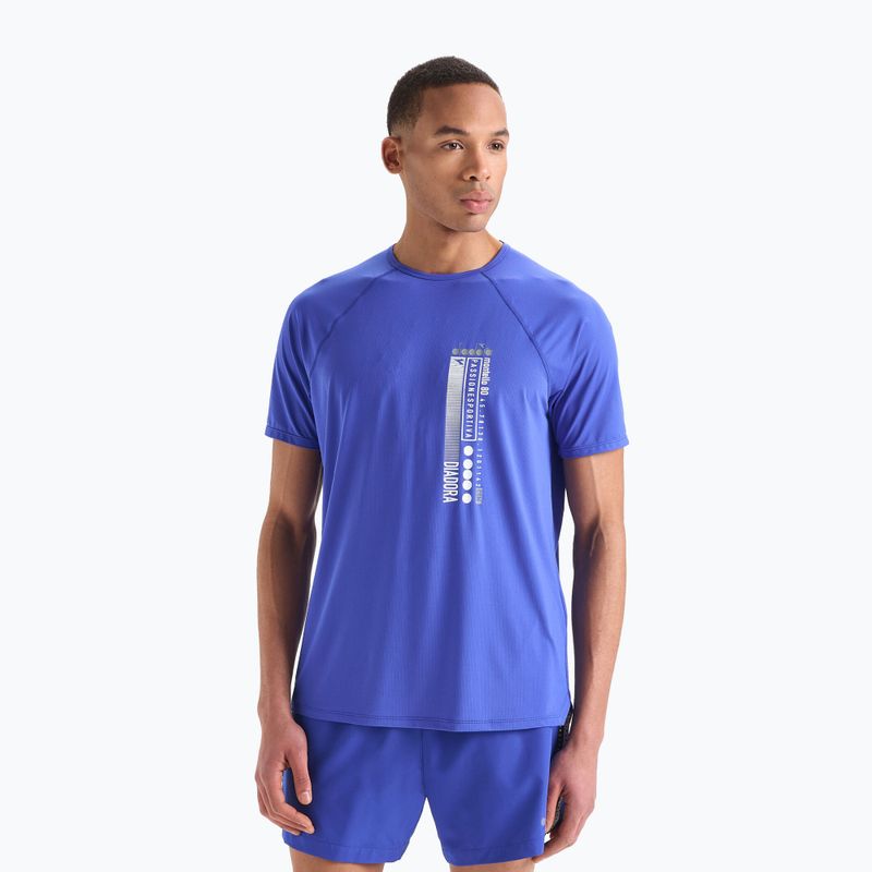 Men's Diadora Super Light Be One running shirt blue DD-102.179160-60050
