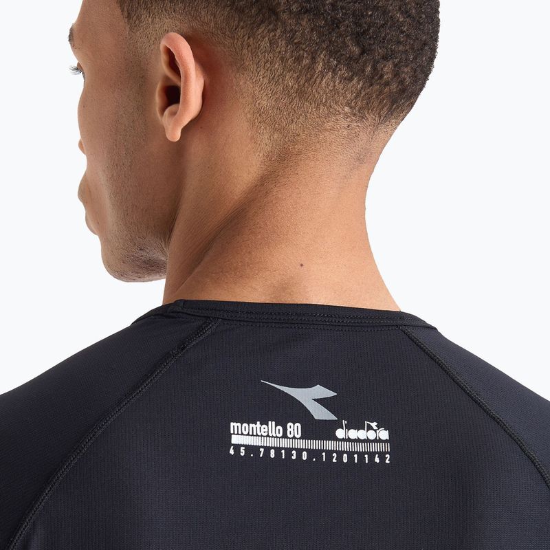 Men's Diadora Super Light Be One running shirt black DD-102.179160-80013 5