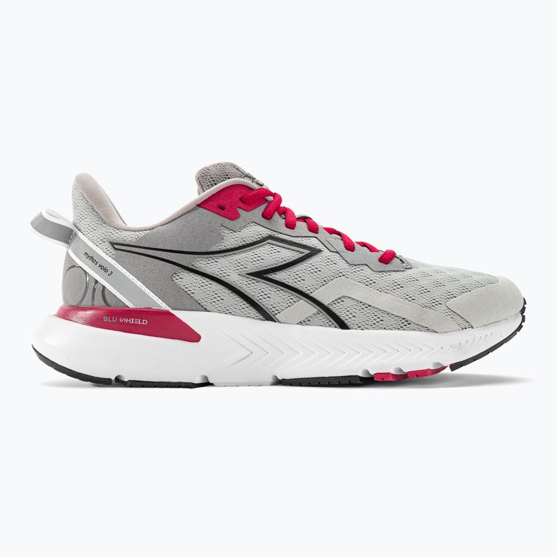 Men's running shoes Diadora Mythos Blushield Volo 3 silver dd/black/alloy 2