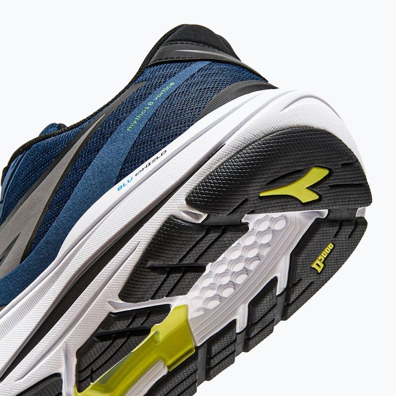 Men's running shoes Diadora Mythos Blushield 8 Vortice blue opal/silver dd/white 16