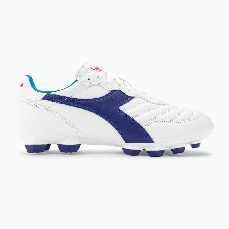 Men's Diadora Brasil 2 R LPU football boots white/navy 2