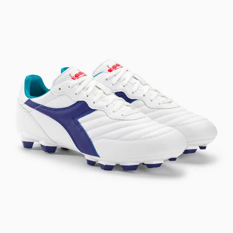 Men's Diadora Brasil 2 R LPU football boots white/navy 5