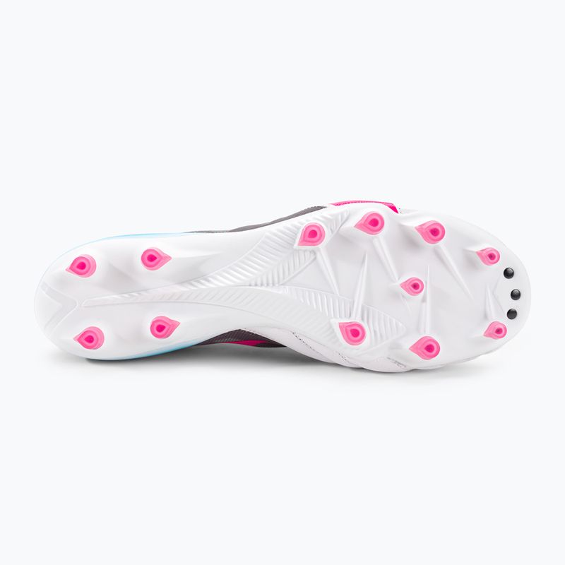 Men's Diadora Brasil Elite Veloce GR ITA LPX football boots white/pink fluo/blue fluo 5