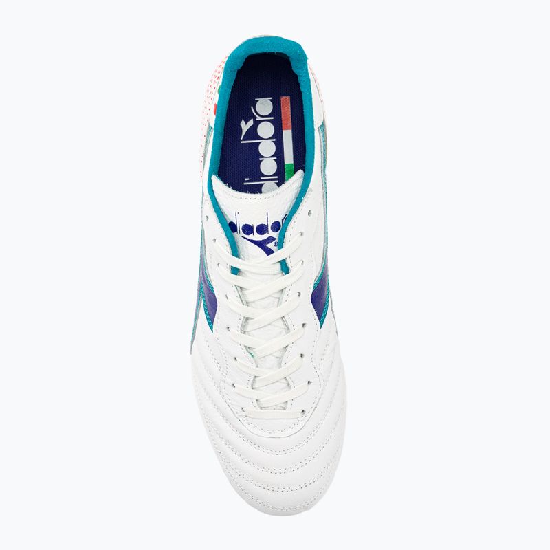 Men's football boots Diadora Brasil Italy OG GR LT+ MDPU white/navy 6